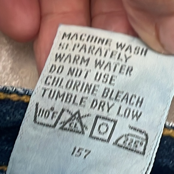 GITANO ORIGINAL VINTAGE JEANS HIGH WAIST DENIM SZ 12 DARK WASH MADE IN HONG KONG - Picture 17 of 17